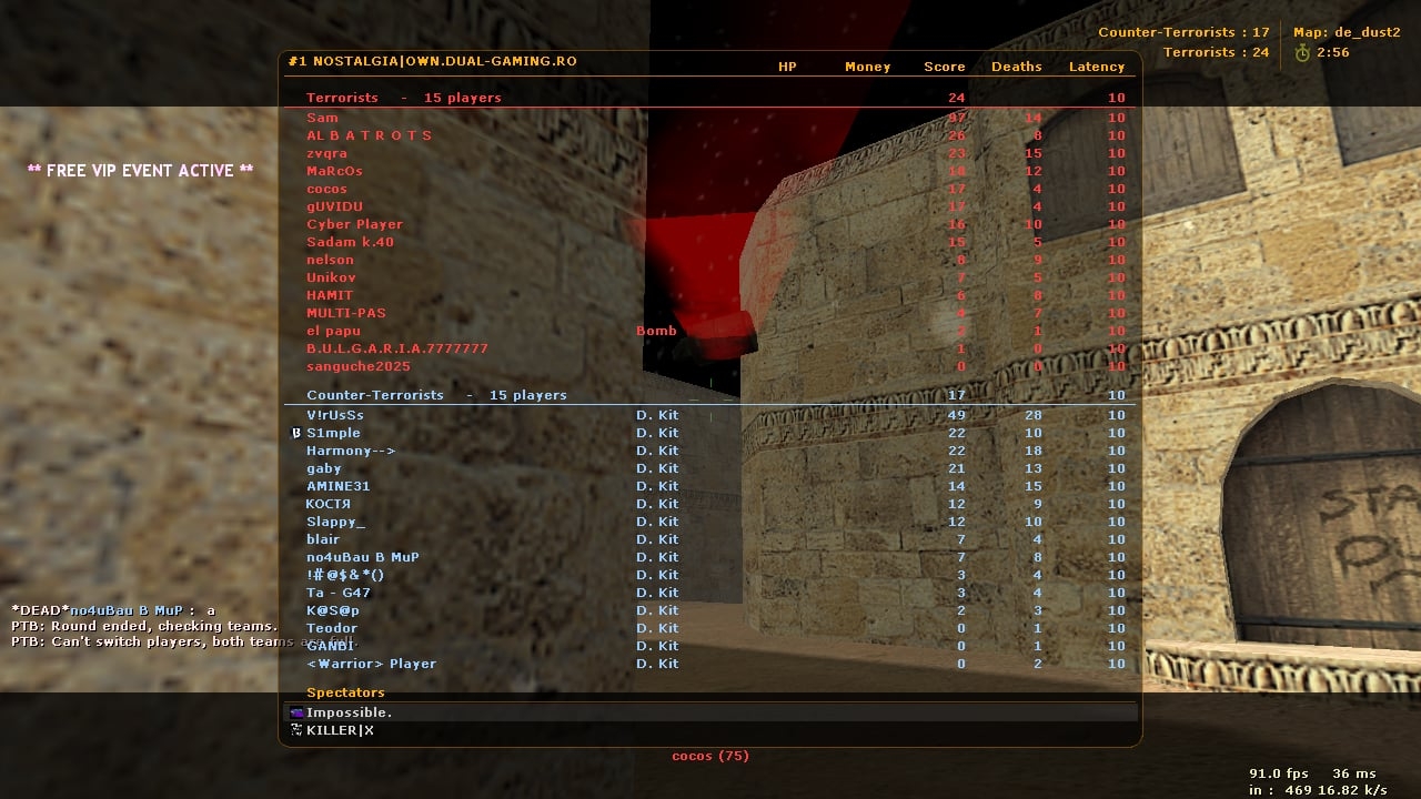 Own.dual gaming.ro - CS 1.6 server (TopG Gallery Image 1)
