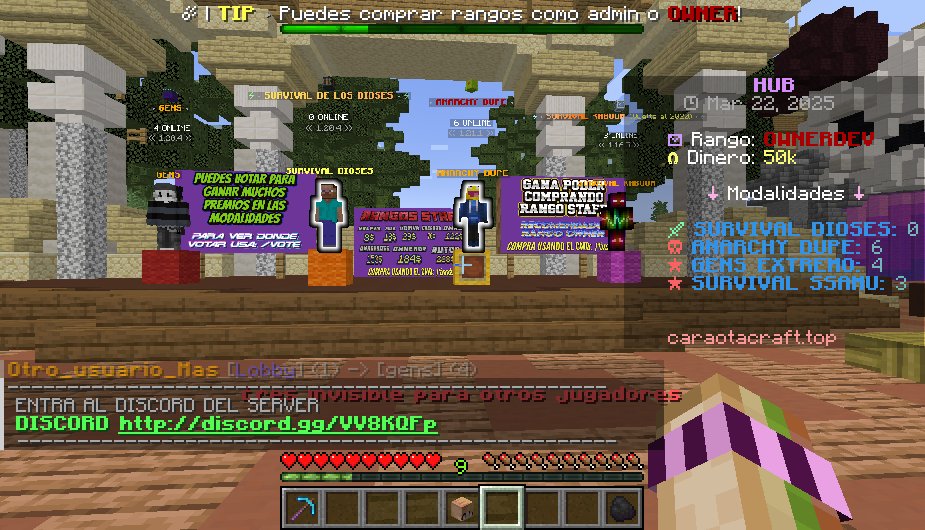 Caraotacraft network - Minecraft server (TopG Gallery Image 1)