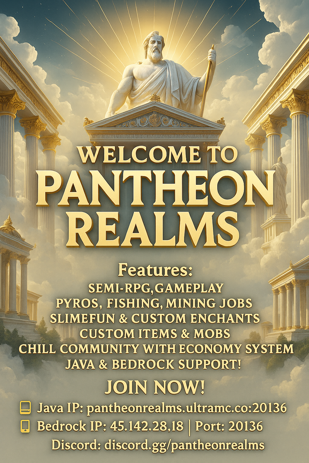 Pantheon realms - servidor de Minecraft (TopG Gallery Image 1)