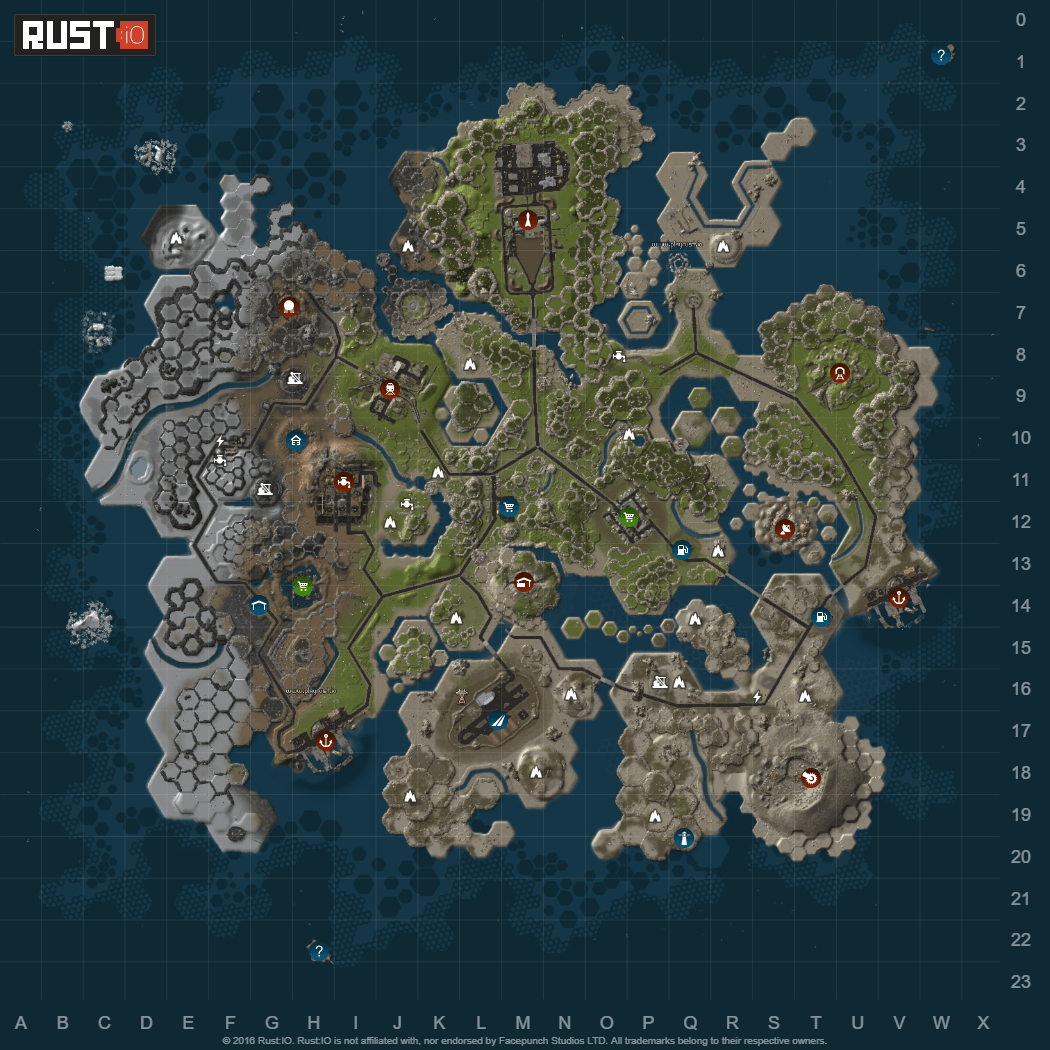 Map size 3500 rust (116) фото