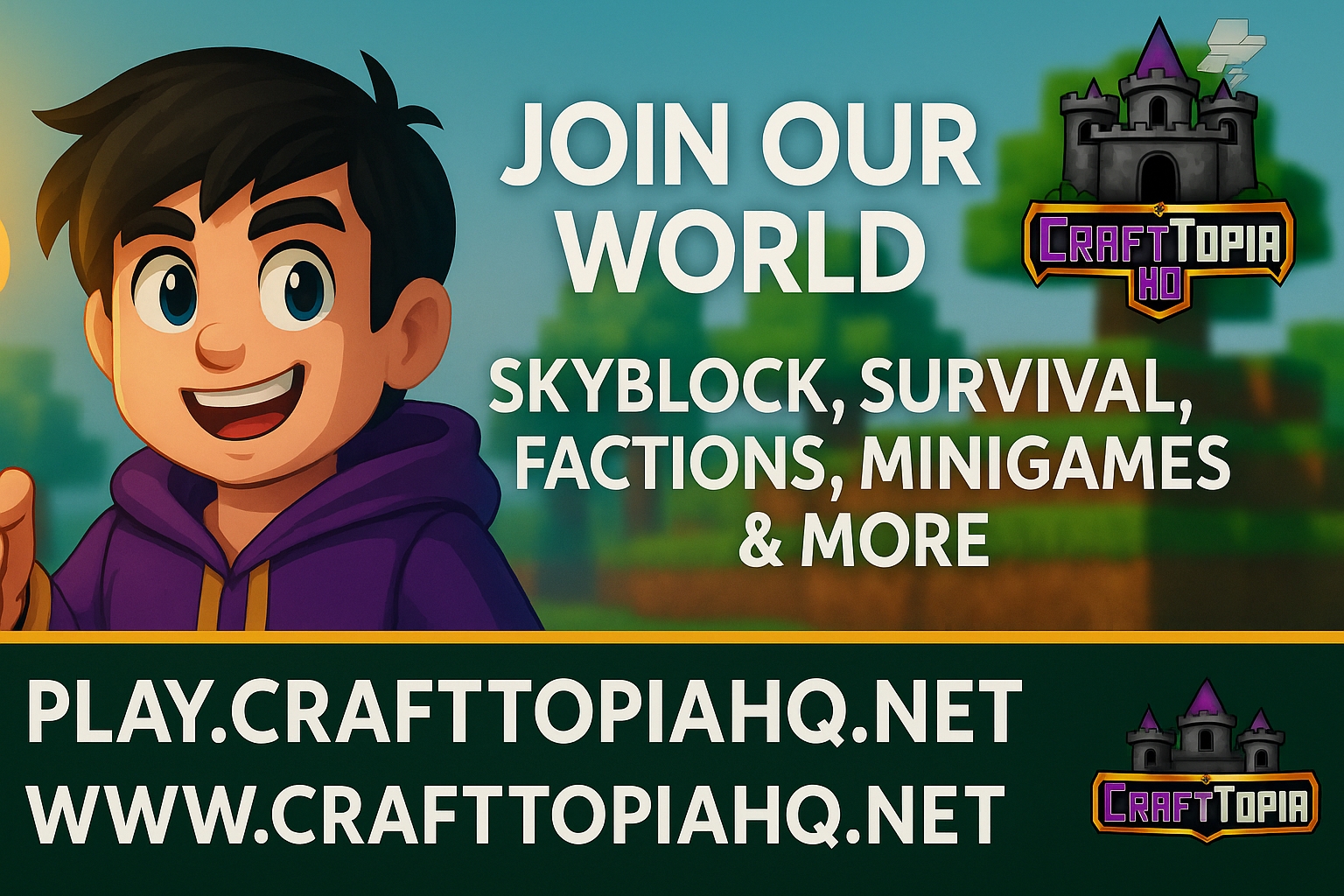 Crafttopiahq - servidor de Minecraft (TopG Gallery Image 1)