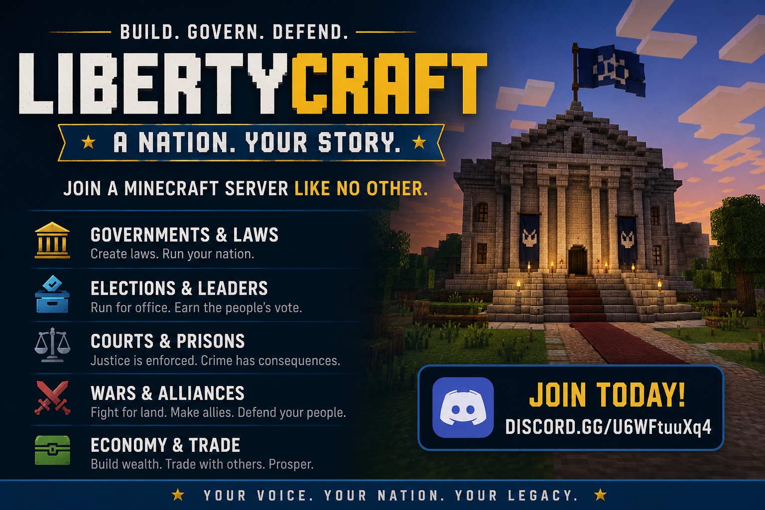 Libertycraft smp - Server de Minecraft (TopG Gallery Image 1)