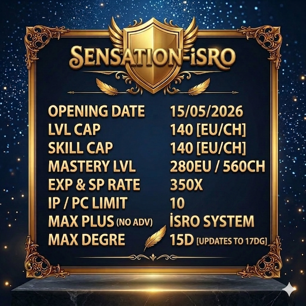 Sensationisro 140cap - Silkroad private server (TopG Gallery Image 6)