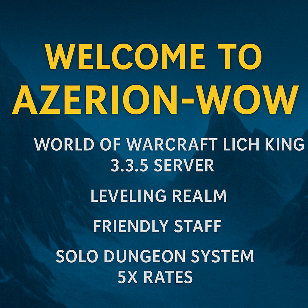 Azerion wow - Wow pirata - servidor privado de World of Warcraft (PT) (TopG Gallery Image 1)
