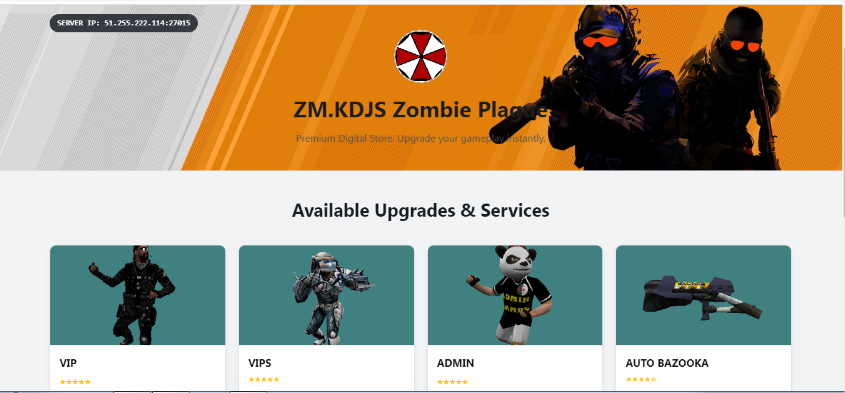 Zombie plague bzooke 2026 - CS 1.6 server (TopG Gallery Image 1)