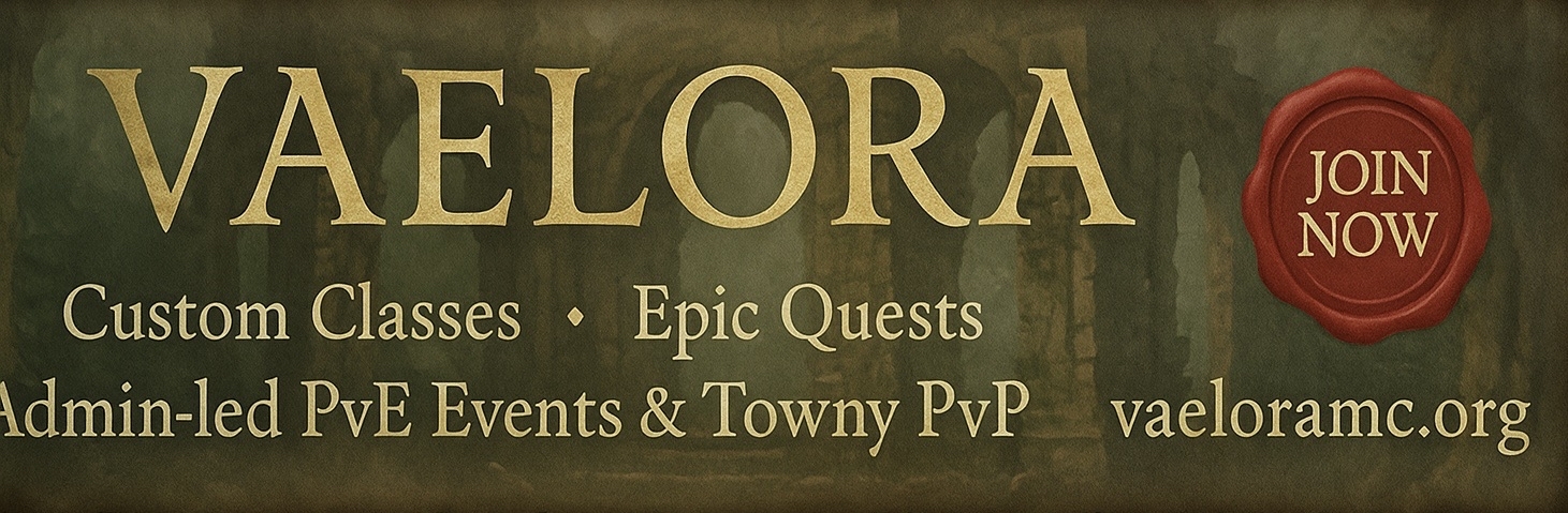 Vaelora - servidor de Minecraft (TopG Gallery Image 1)