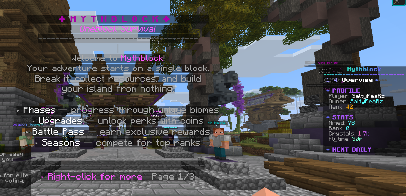 Mythblock.me - Server de Minecraft (TopG Gallery Image 13)