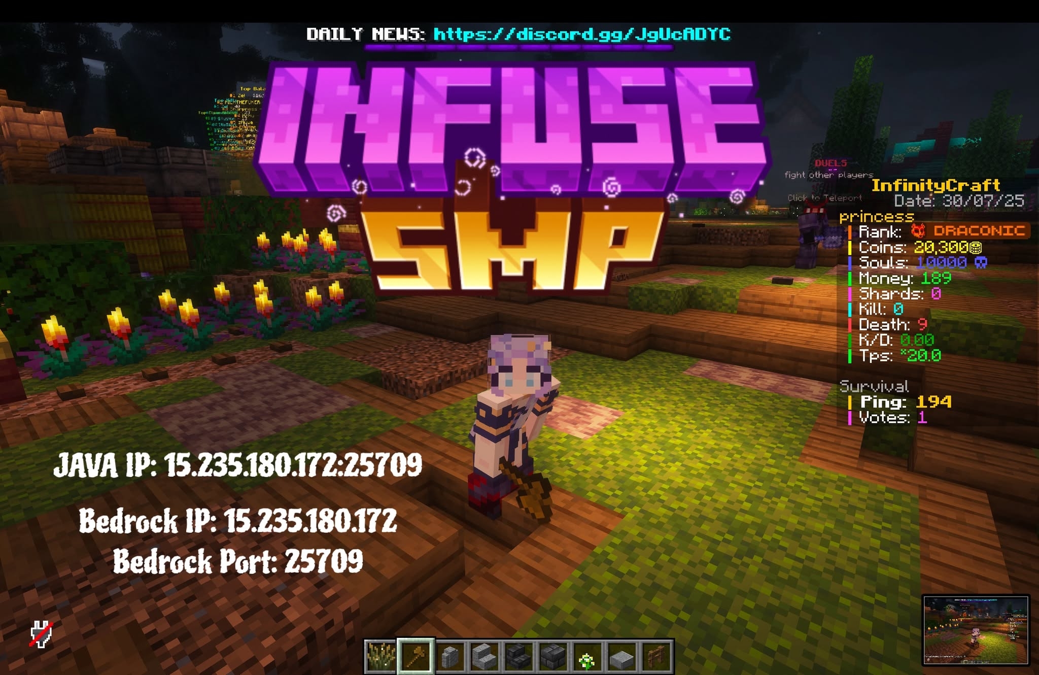 Infinitycraft - servidor de Minecraft (TopG Gallery Image 1)