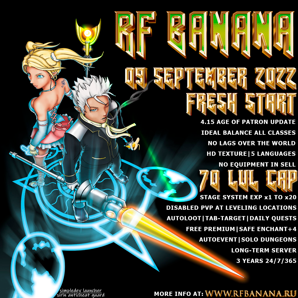 Rfbanana new 6 6 25 - Serveur privè Rising Force Online (TopG Gallery Image 2)