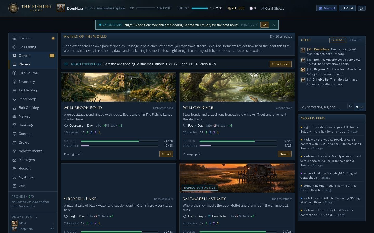 The fishing lands - Jogo MMORPG (TopG Gallery Image 1)