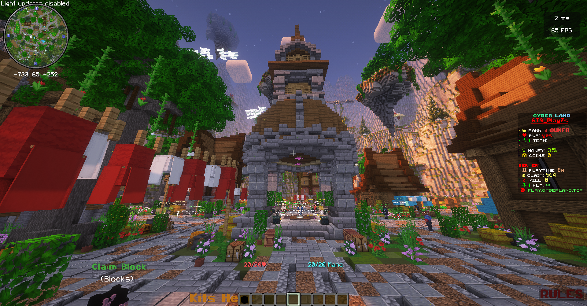 Cyber land - Serveur Minecraft (TopG Gallery Image 1)