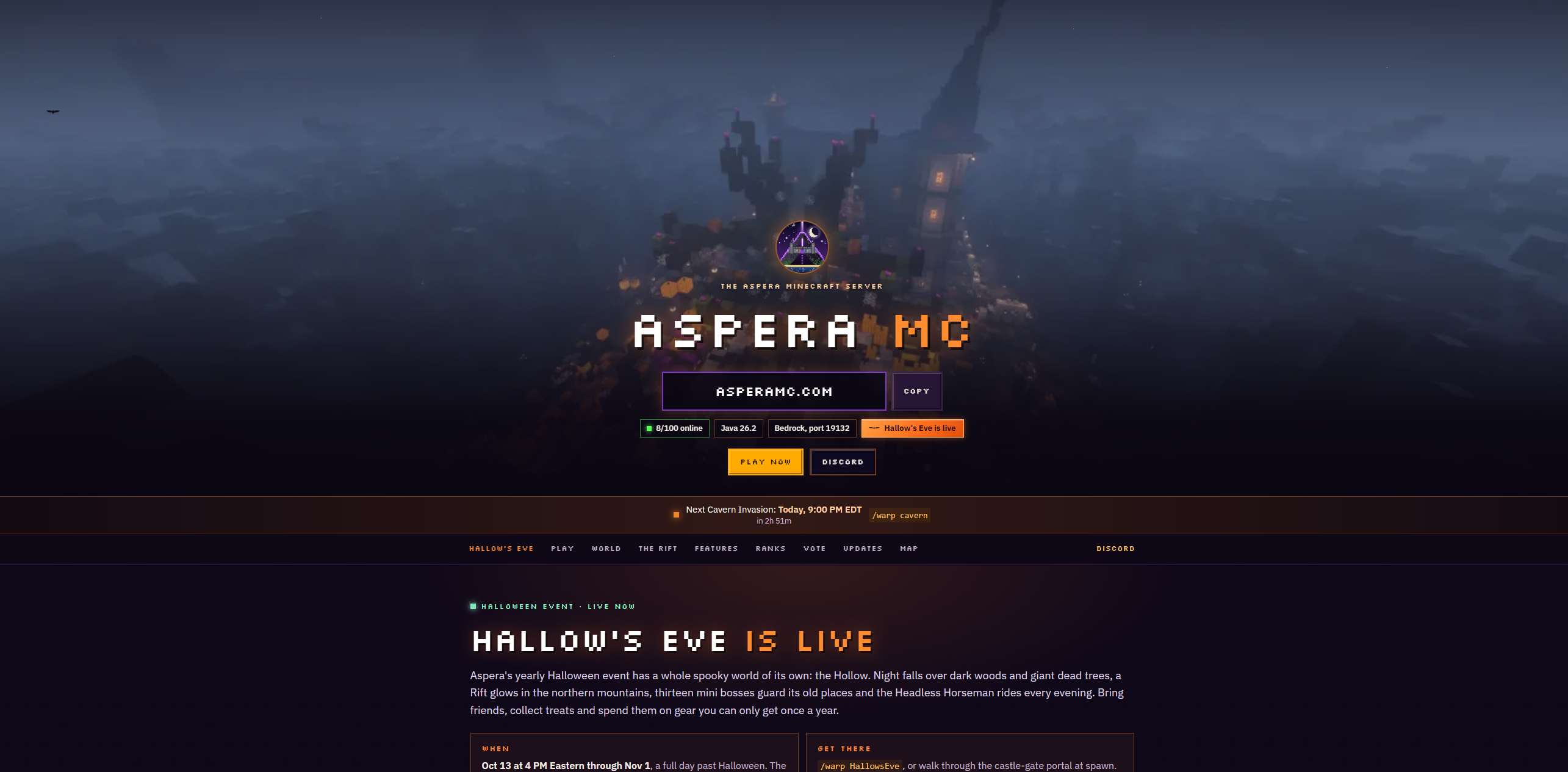 Event   aspera mc - Serveur Minecraft (TopG Gallery Image 1)