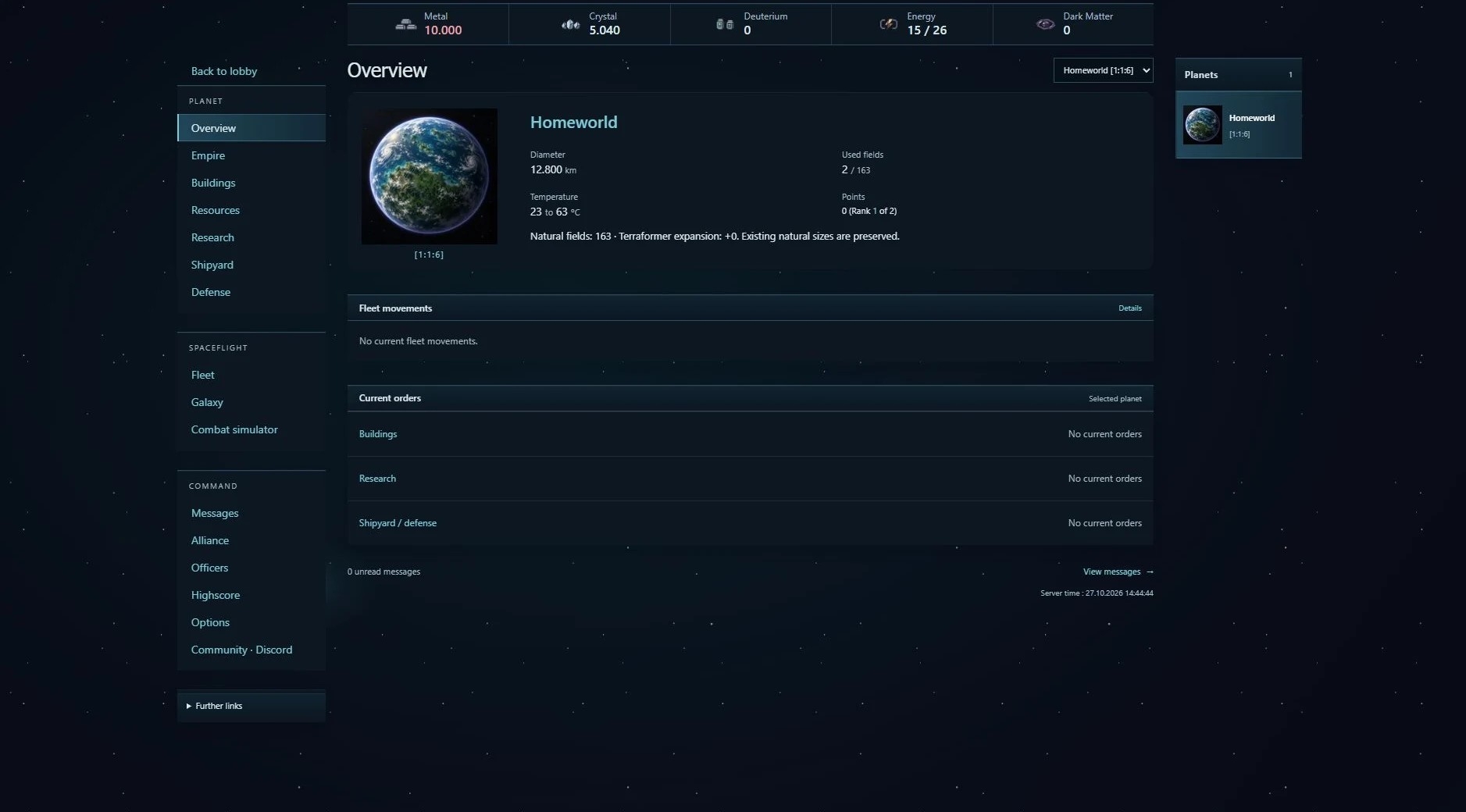 Retro space - OGame private server (TopG Gallery Image 2)