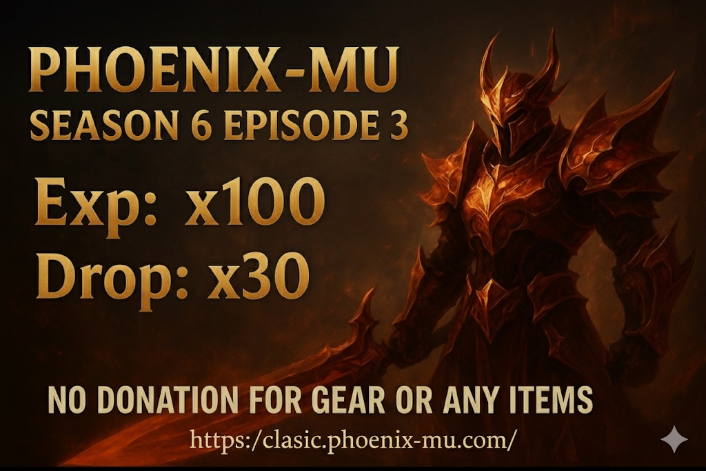 Phoenixmu season 6 - Mu servidor privado (TopG Gallery Image 1)