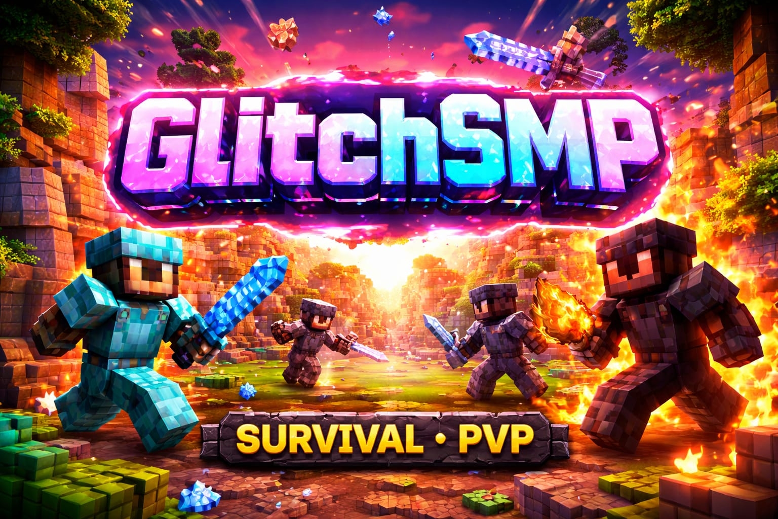 Glitchsmp - майнкрафт сервер (TopG Gallery Image 1)