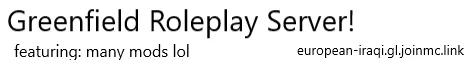 Greenfield Roleplay