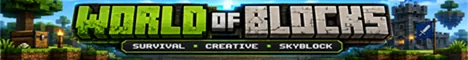 Minecraft servere World of Blocks Minecraft servere World of Blocks