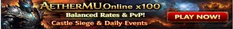 Banner cho máy chủ MU Online aethermu